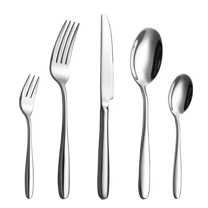 60-Piece 18/8 High Mirror Polish Stainless Steel Flatware Sets Silverware KnifeFork Spoon Set with Gift Box (Set for 12)
