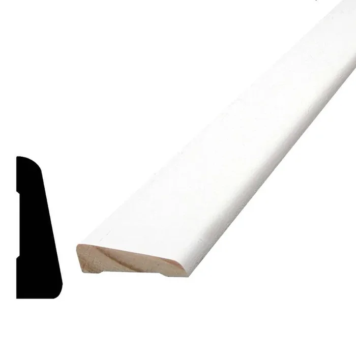 7/16 in. x 1-7/16 in. x 84 in. Primed Finger-Jointed Pine Wood Casing Moulding
