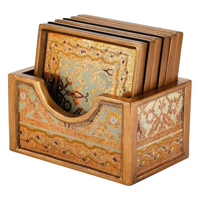 7-Piece Antigua Sand Coaster Set