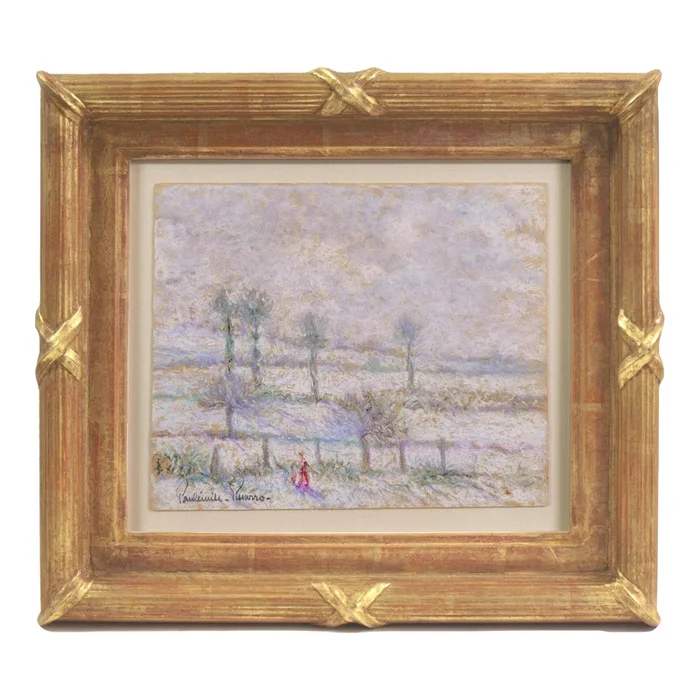 ‘La Cloture, Hiver’ by Paul Emile Pissarro, Monet, French Impressionist, Salon Des Indépendents, Paris