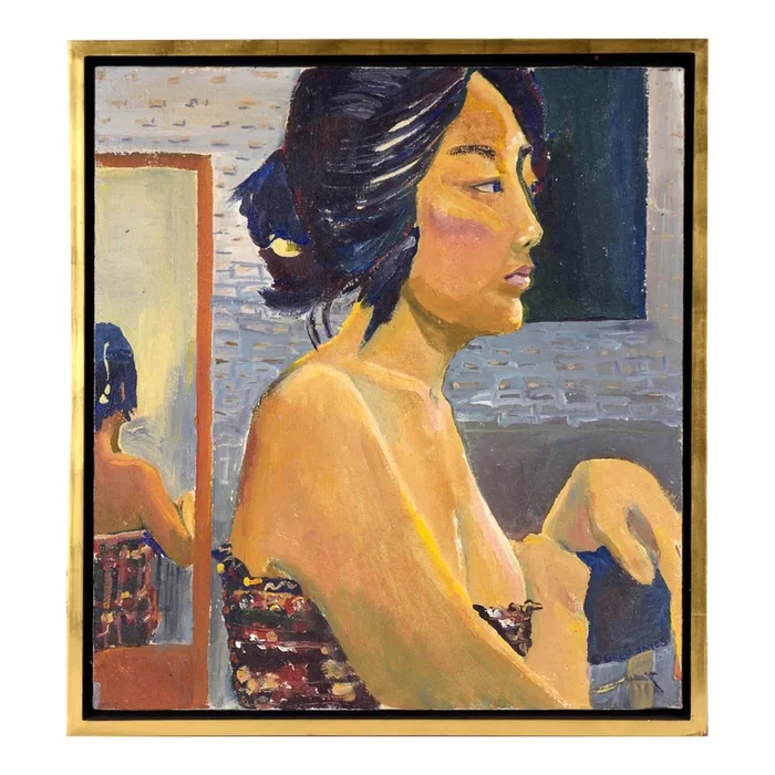 “American Geisha” – Figurative Portrait in Oil by Patricia Gren Hayes