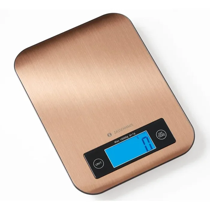 “Pure” Digital Kitchen Scale Copper 9.3 in. x 6.9 in. x 1 in. Food Scale