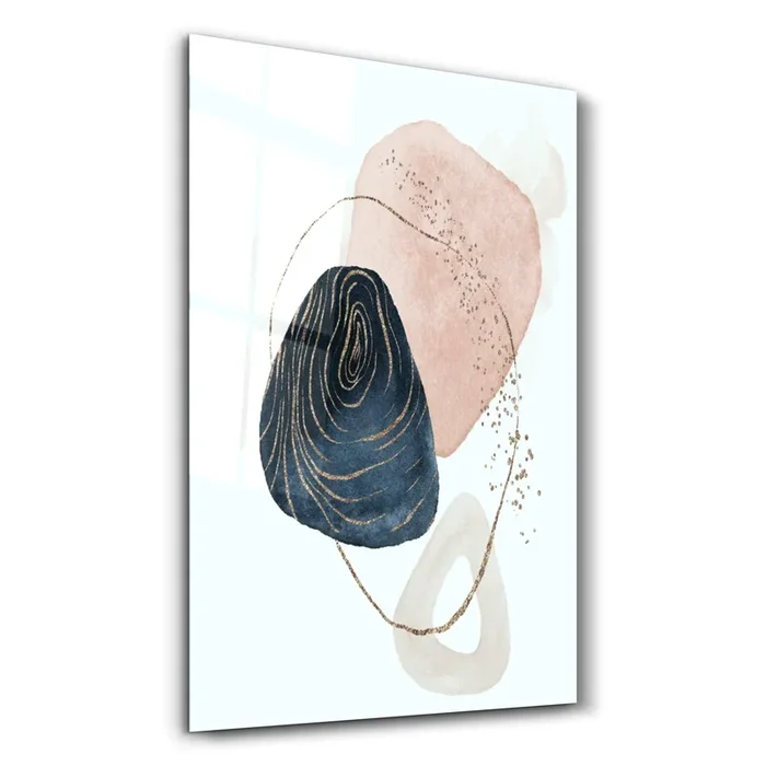Abstract Fingerprint | Glass Wall Art