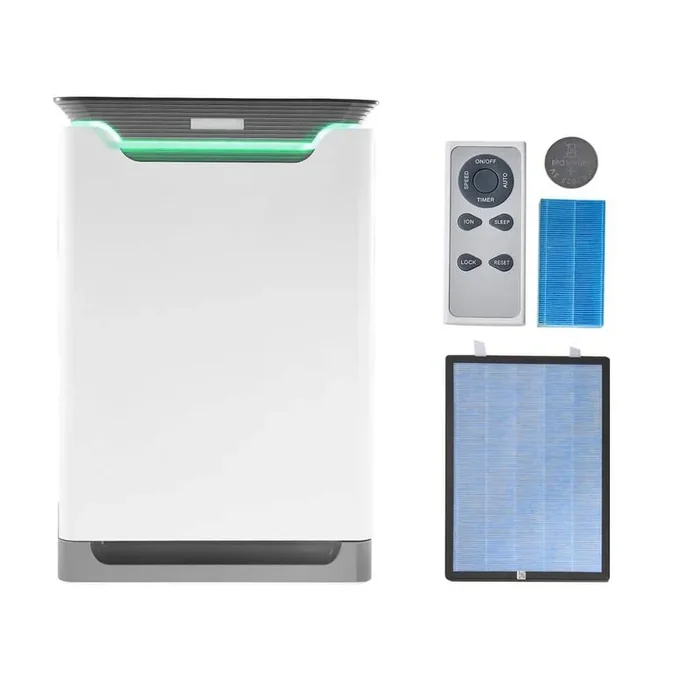 Air Purifier, Covers Up to 2000 sq. ft. in One Hour 36 dB HEPA 13 Filter Filters Up to 99.97% White Air Cleaner Tower