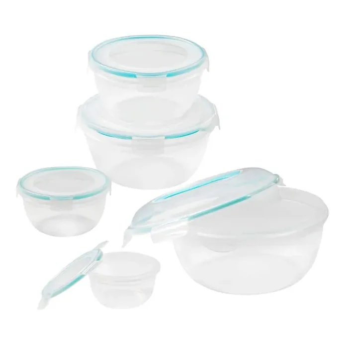 Airtight 10-Piece Plastic Storage Container Set
