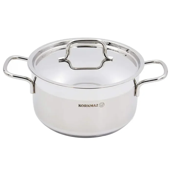 Alfa 2-Piece 2.5 Liter Stainless Steel Casserole Dish with Lid