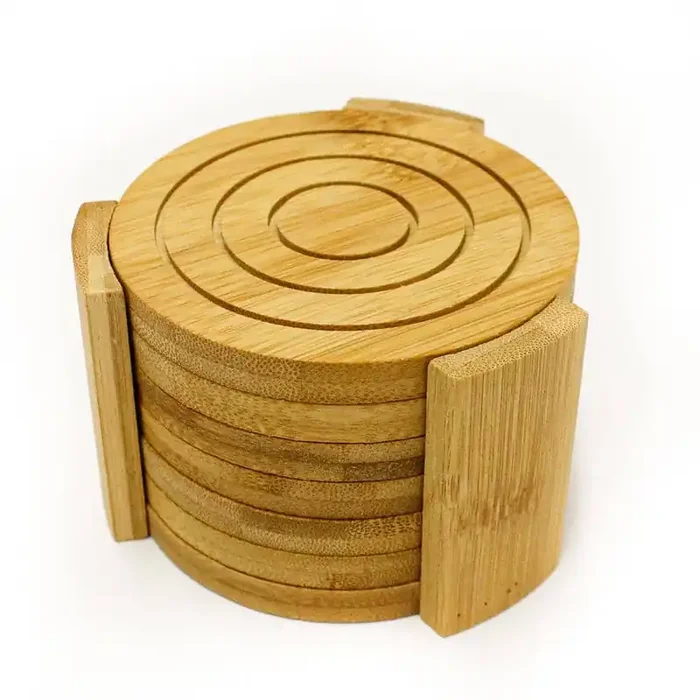 Bamboo Coaster Set (Set of 7)