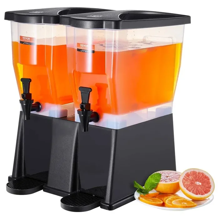 Beverage Dispenser 96 Cups Drink Dispensers Plastic Juice Dispenser with Stand Spigot Lid Iced Tea Water Dispenser