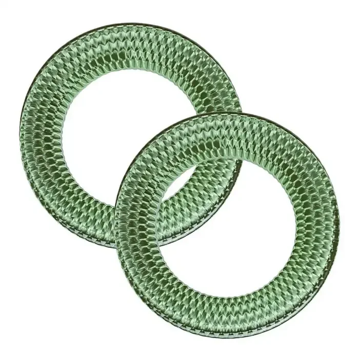 Boston Green Buffet Plate Set (Set of 2)