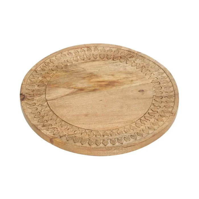 Brown Mango Wood Country Cottage Cake Stand