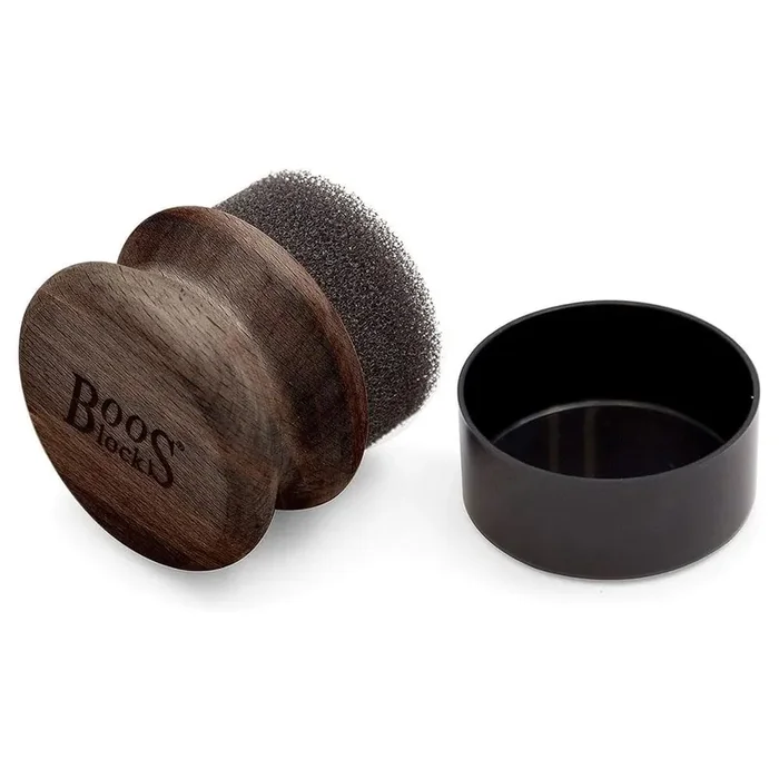 Butcher Block Oil Cream Applicator for Wooden Surfaces, Walnut Wood