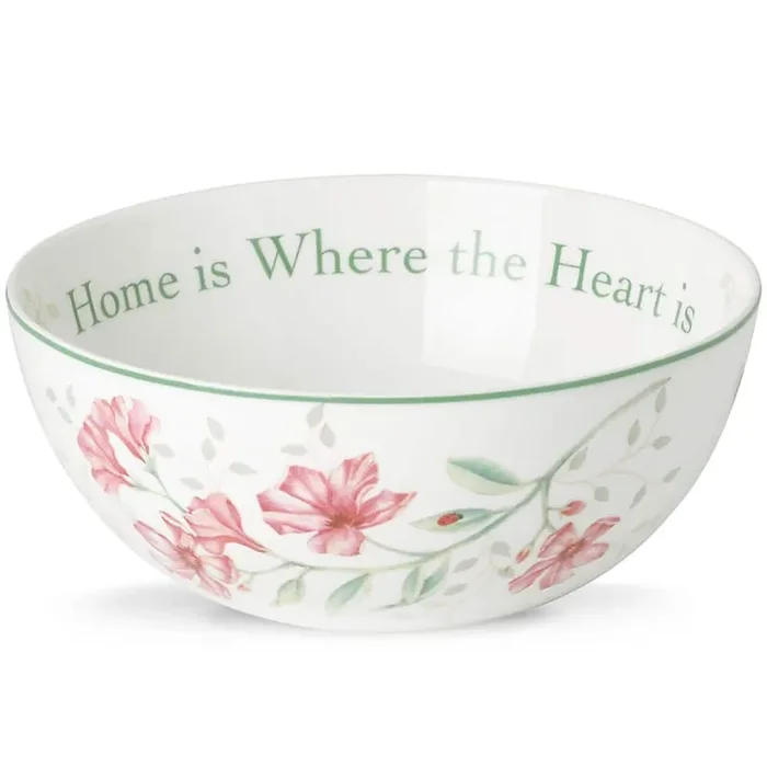 Butterfly Meadow “Hope Is” 7.25 in. Dia 38 oz. Multi Color Sentiment Bowl