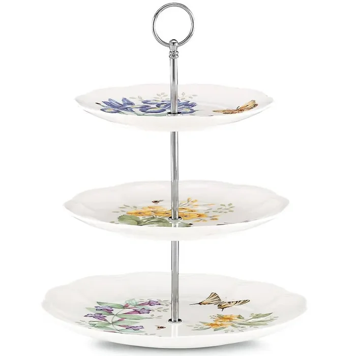 Butterfly Meadow Multi Color 3-Tiered Server