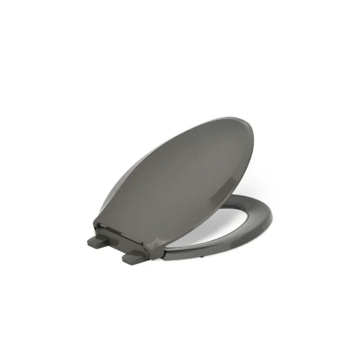 Cachet Elongated Nightlight Quiet Close Toilet Seat in Thunder Grey