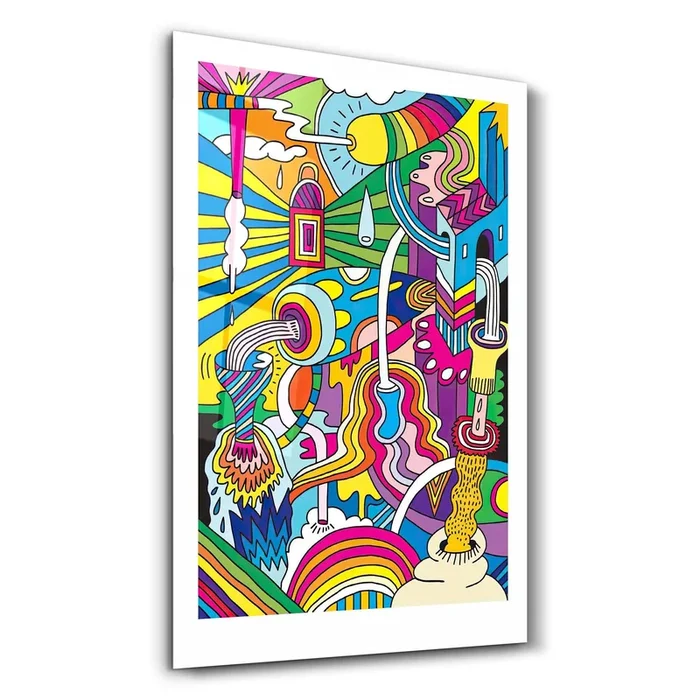 Cartoon Factory | Designer’s Collection Glass Wall Art
