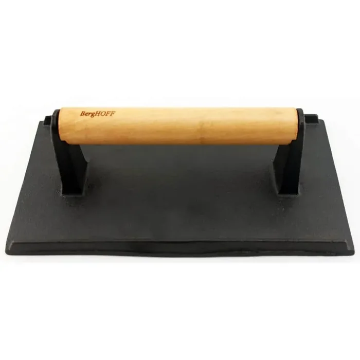 Cast Iron Rectangular Bacon and Steak Press