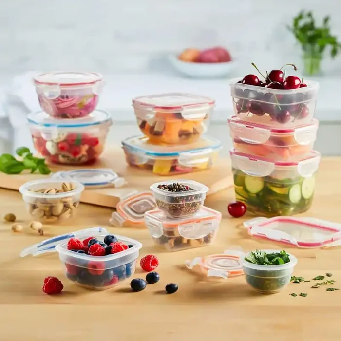 Color Mates 24-Piece Food Storage Container Set