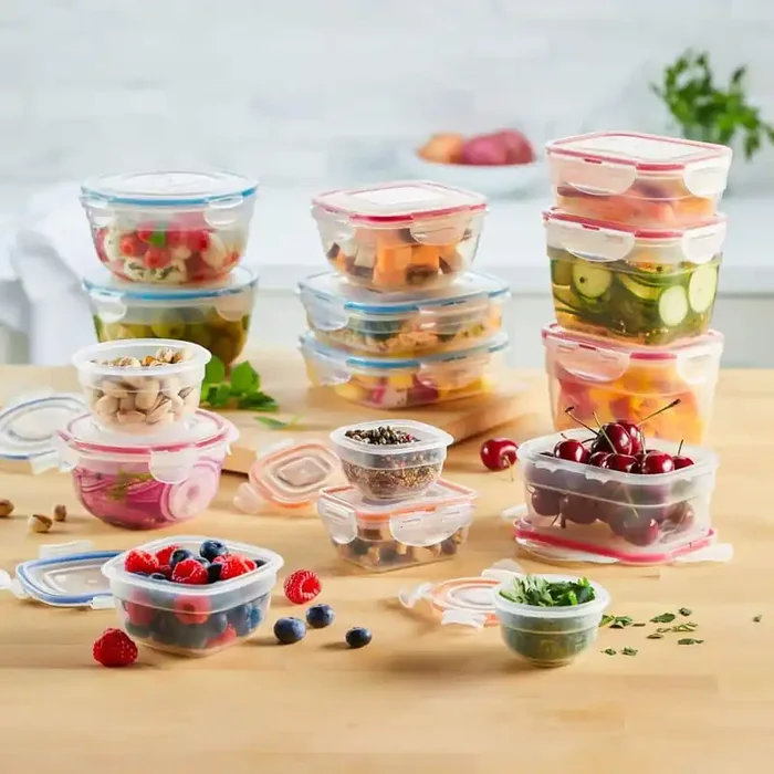 Color Mates 30-Piece Food Storage Container Set
