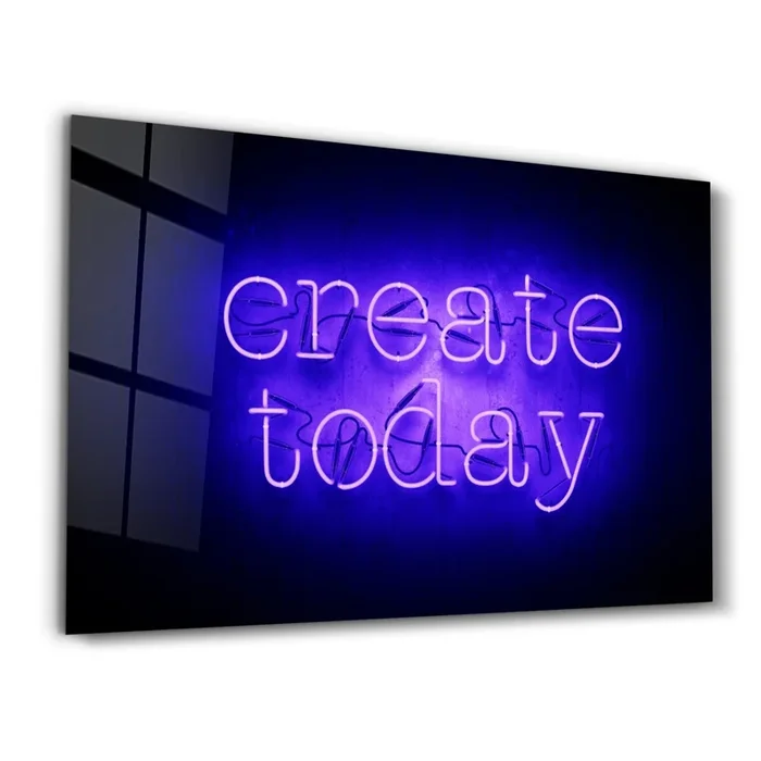 Create Today | Glass Wall Art