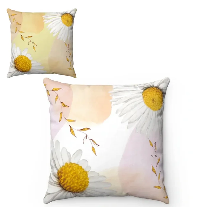 Daisies Cushion Home Decoration Accents – 4 Sizes