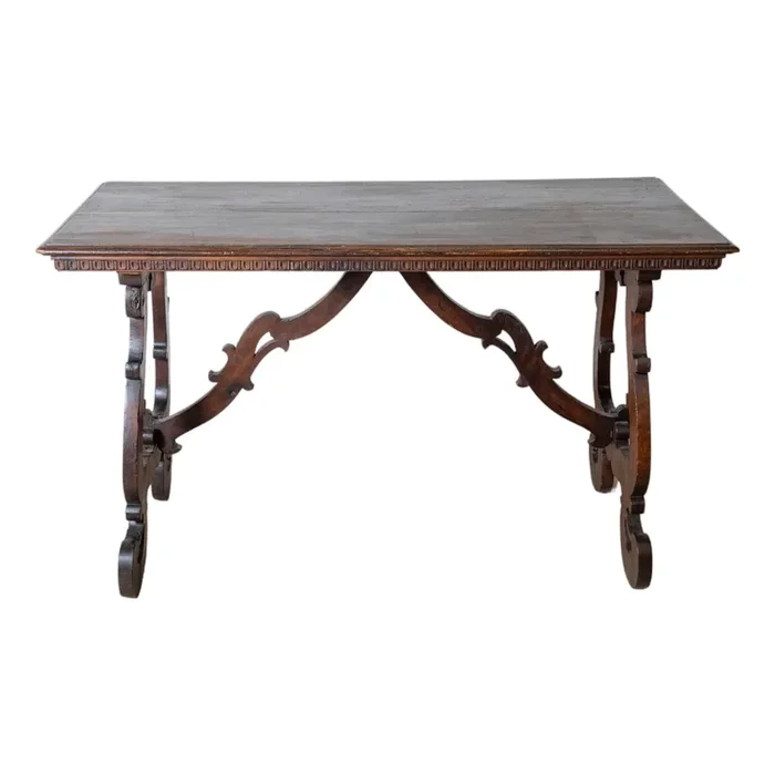 Early 18th Century Italian Fratino Table in Walnut, Umbrian Origin