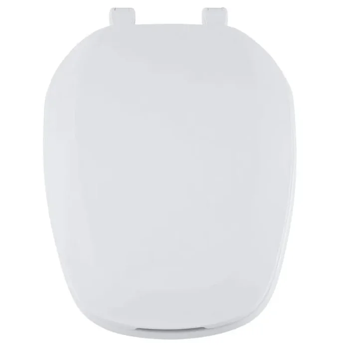 Eljer Emblem Elongated Square Toilet Seat in White
