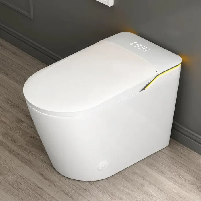 Elongated Bidet Toilet 1.28 GPF in White with Bidet/Rear Wash, Heated Seat, Auto Flush, Warm Water Sprayer and Remote