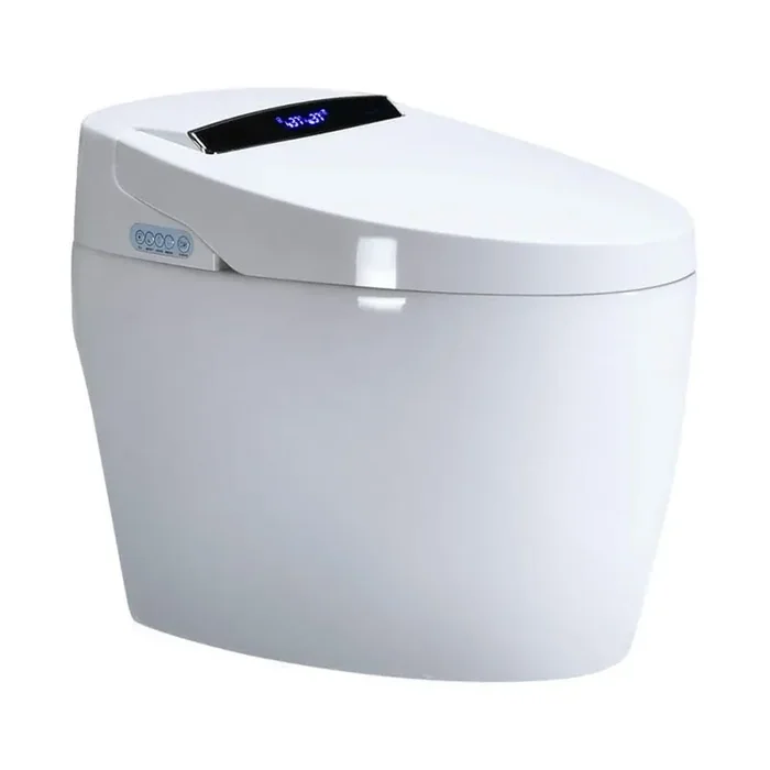 Elongated Bidet Toilet 1.32 GPF in White with Dryer and Warm Water