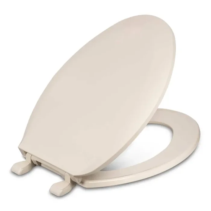 Elongated Toilet Seat in Bone