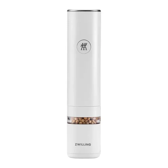 Enfinigy White Electric Salt/Pepper Mill