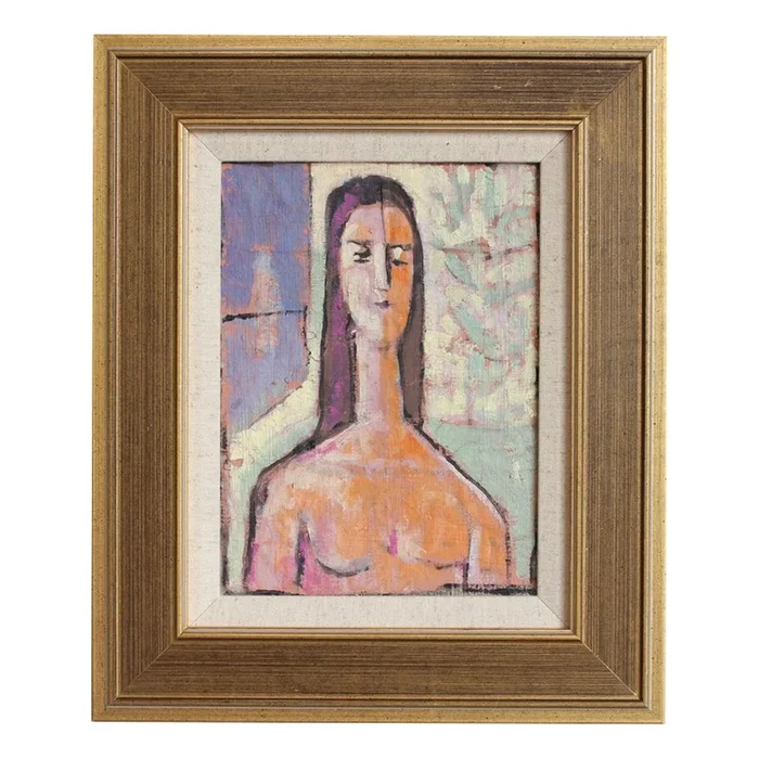Florentine School Artist, Prisms of Identity: A Portrait Series I, 1980s-1990s, Acrylic on Canvas, Framed