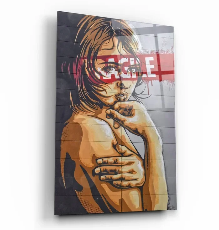 Fragile | Glass Wall Art