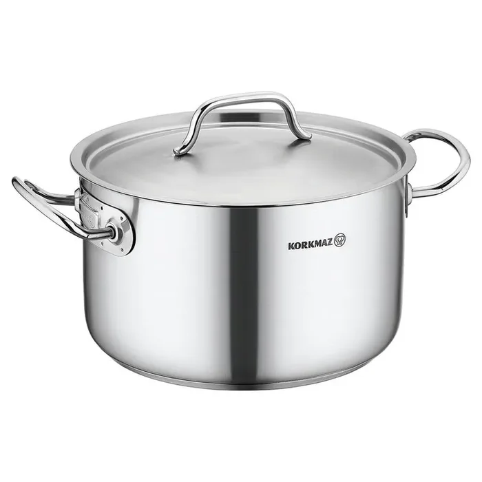 Gastro Proline 2.8 qt. Stainless Steel Casserole with Lid in Silver