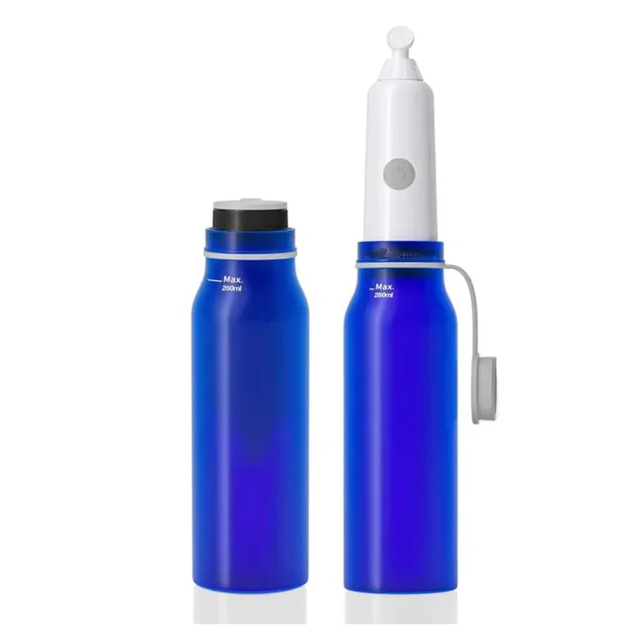 Handheld Portable Bidet Attachment in Blue with 6-Spray Settings, High-Pressure, Rechargeable Electric Included
