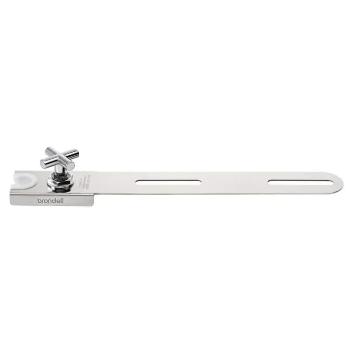 Holster with Integrated Shut Off Non-Electric for Handheld Bidet Attachment in Stainless Steel