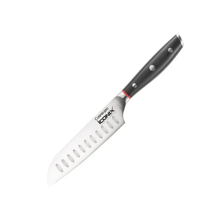 ICONIX 5 in. Steel Full Tang Santoku Knife