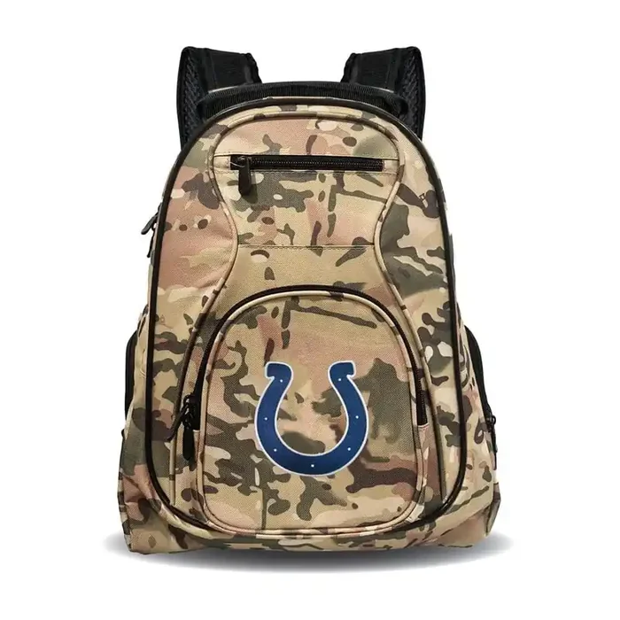 Indianapolis Colts 19 in. Premium Laptop Backpack-Camo
