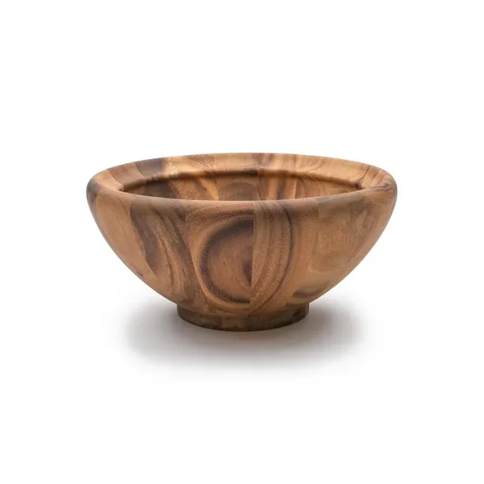Large Acacia Wood Salad Bowl