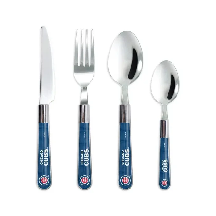 MLB 16-Piece Chicago Cubs Flatware Set (Service for 4)