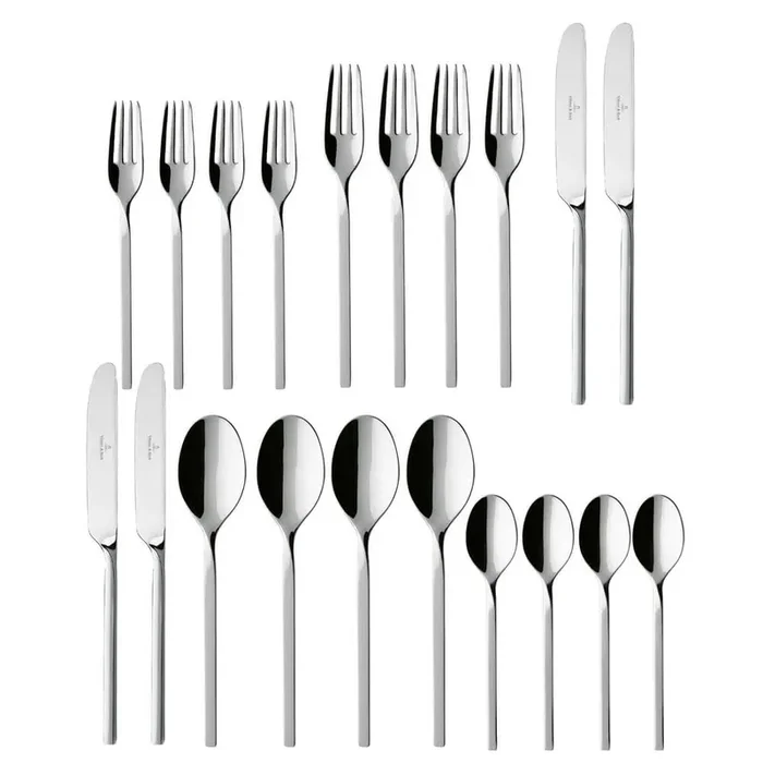 New Wave 20-Piece 18/10 Stainless Steel Flatware Set (Service for 4)