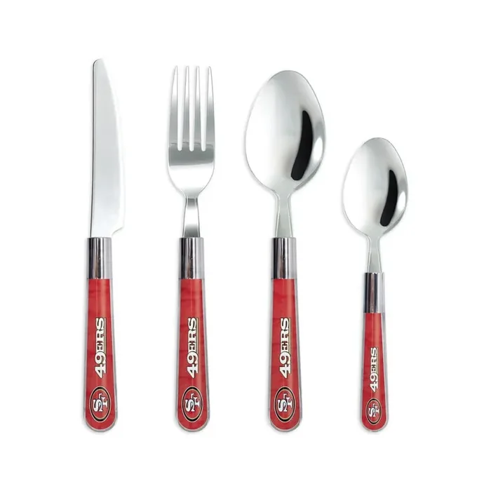 NFL 16-Piece San Francisco 49‘ers Flatware Set