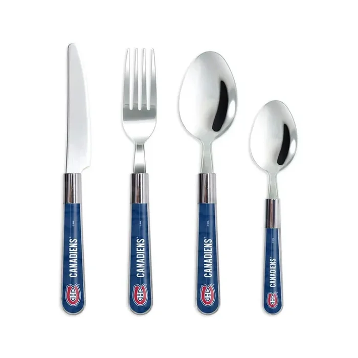 NHL 16-Piece Montreal Canadiens Flatware Set
