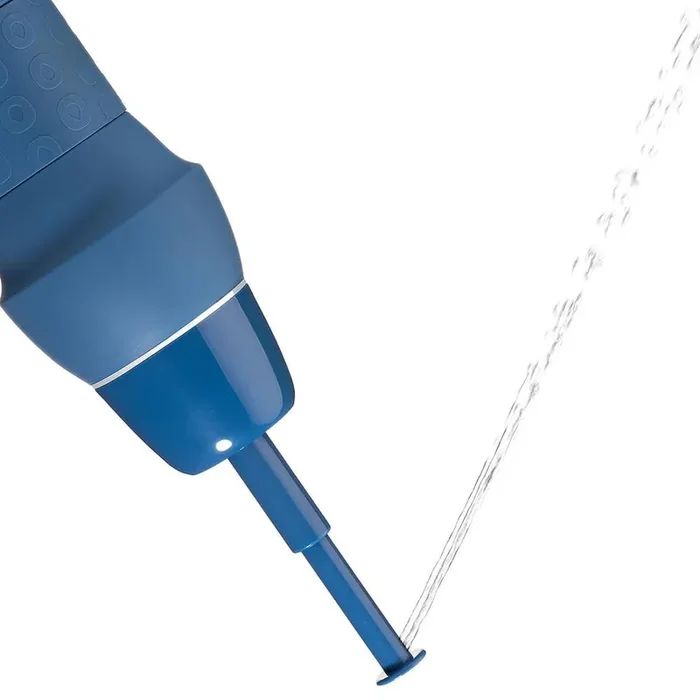 Omigo Twilight Blue Collapsible Portable Handheld Bidet Attachment with Travel Bag Included
