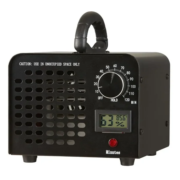Ozone Generator, 3230 sq. ft. HEPA-Type Ozone Generator in Black, High Capacity Commercial Ozone Generator Machine