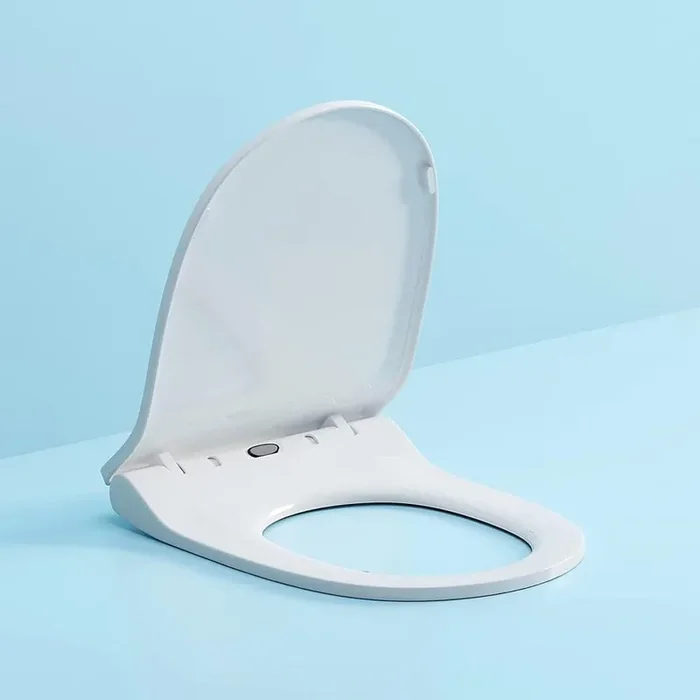 Round Soft Close Closed Toilet Seat in White