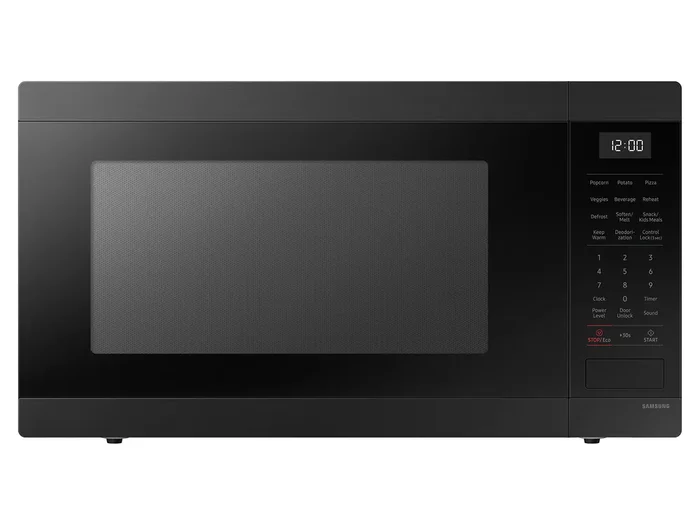 Samsung – MS19DG8500MT – 1.9 cu. ft. Countertop Microwave with Sensor Cooking in Matte Black Stainless Steel-MS19DG8500MT Designer Home Surplus