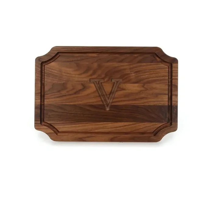 Scalloped Walnut Cutting Board V