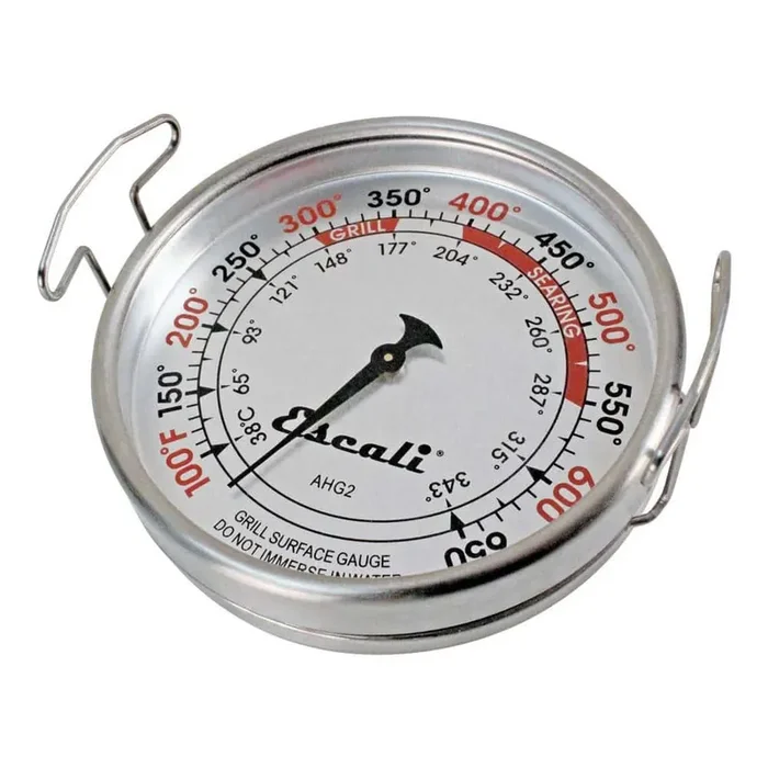 Stainless Steel Dial Extra Large Grill Surface Thermometer