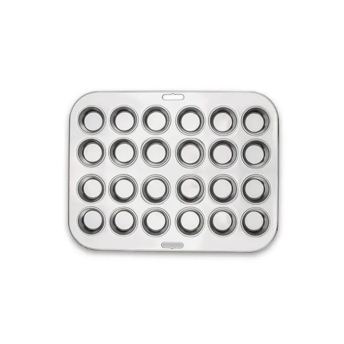Stainless Steel Mini Muffin Pan, 24 Cup