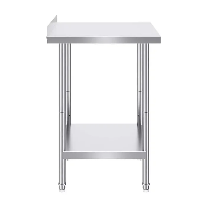 Stainless Steel Work Table, 24 x 24 x 36 In. Silver Kitchen Prep Table Heavy Duty Prep Worktable, Metal Work Table
